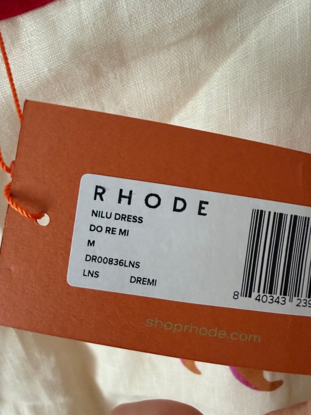 Rhode Resort Nilu Mini Dress in Do Re Mi Size M - Picture 6 of 7